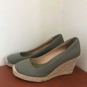 J Crew Esparadilles green